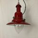 Suspension uccello rouge style lampe pecheur