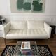 Cassina leather sofa by Philippe Starck