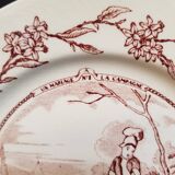 Set of 4 YR advertising talking plates