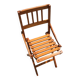 Folding wooden chair