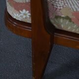 Svante Skogh, freestanding canapé in floral fabric, modern Swedish, 1940s