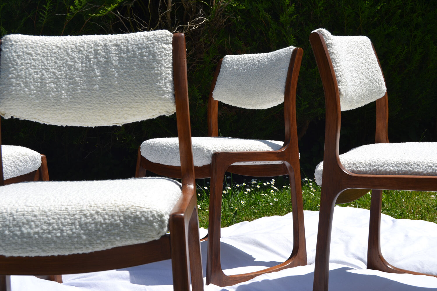 4 Baumann sleigh chairs