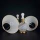 Vintage Murano glass table lamps, Italy, 1970s, set of 2