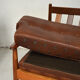 Pair of Danish armchairs in teak and leather, 1960