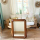 Miroir octogonal en bois