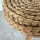Tabouret corde et chêne Audoux Minet