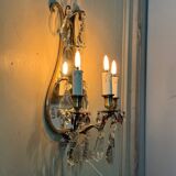 Pair of Lyre Shaped Wall Lights