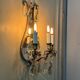Paire d’appliques en forme de lyre