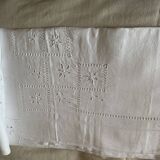 Hand-made linen tablecloth for reception