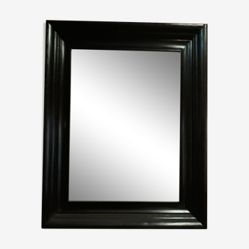 Miroir en  bois noir 68x86cm