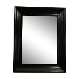 Mirror in black wood 68x86cm