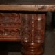 SAVOYARD CHALET TABLE, carved, with two drawers, late 18th century