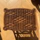 Small coffee table in rattan