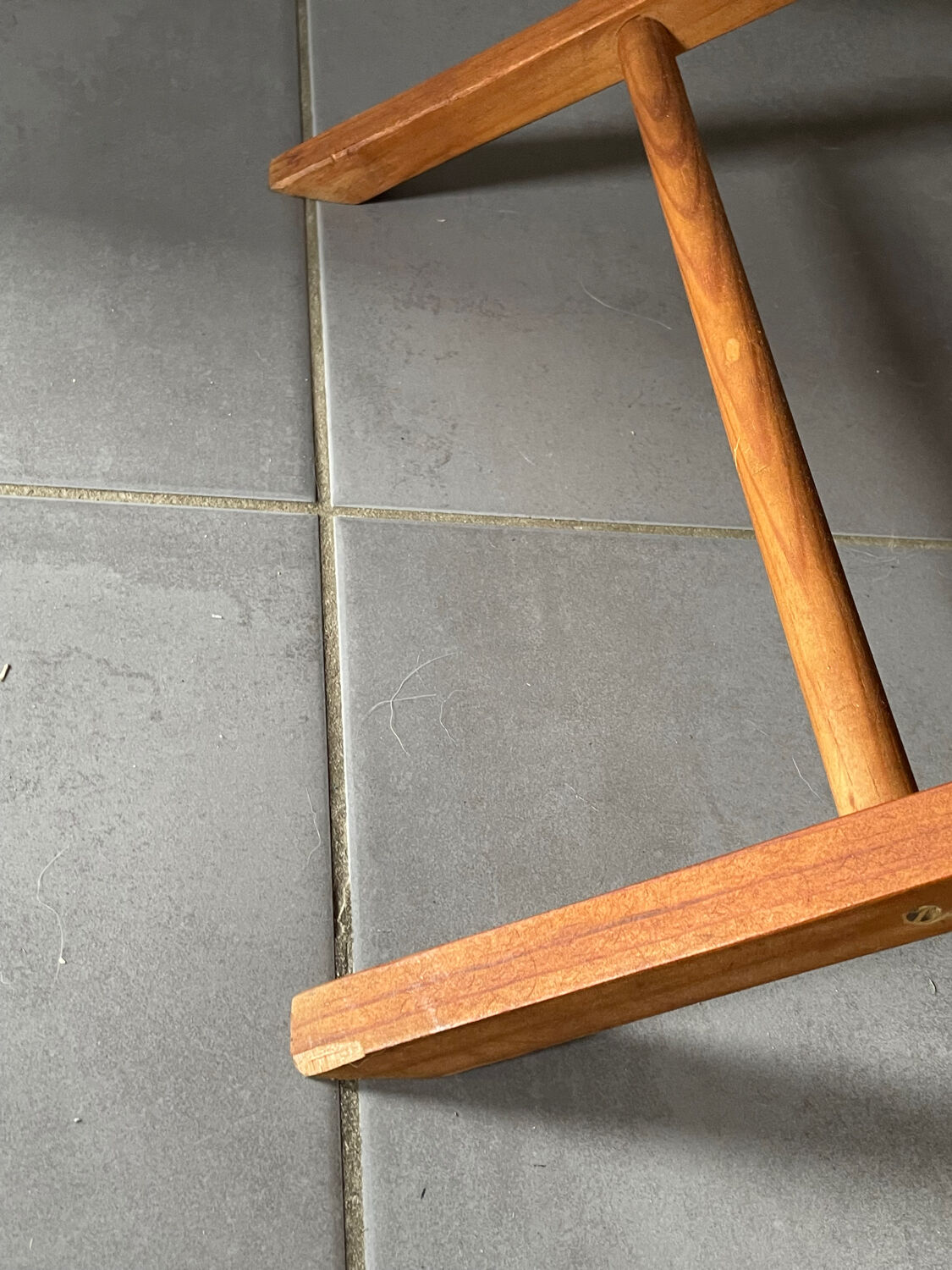 Rectangular wooden coffee table