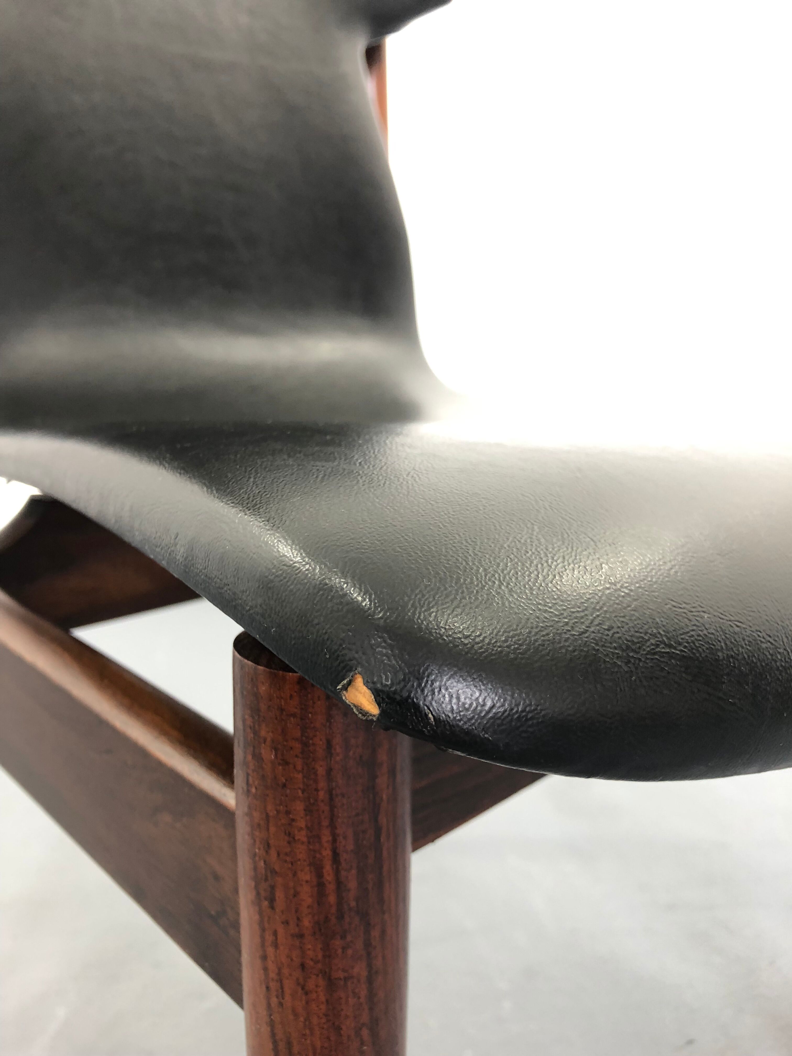 Rosewood Dining Chair by Inger Klingenberg for Fristho,  1960s,