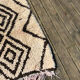 Berber carpet Beni Ourain vintage 190x100cm