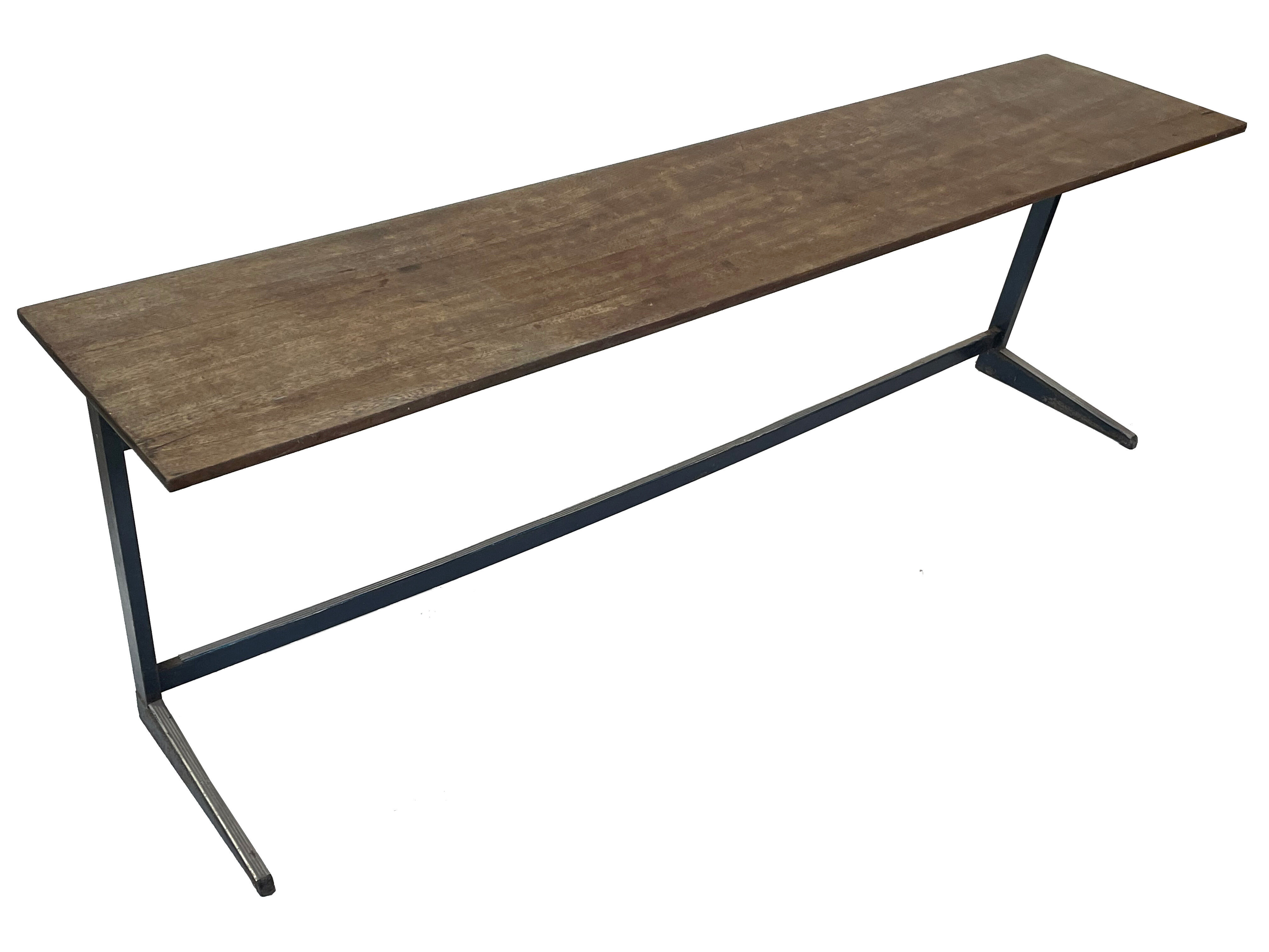 Industrial desk xxl 50's design minimalist