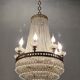 Lustre perle de cristal de murano
