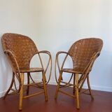 Paire de fauteuils vintage