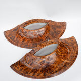 Pair of Ghiplen Ghidini wall light