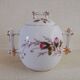 Porcelain sugar bowl handle decorated with sugar cane