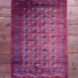 Handmade Turkmen Bukhara rug 172x116cm