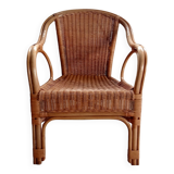 Rattan / wicker armchair