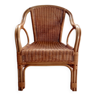 Rattan / wicker armchair