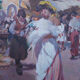 Table "Market Scene" by Witman Etelka Vizkeleti (1882-1962) Hungary