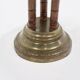 KMD Daalderop Brass and Oak Side Table 1930s