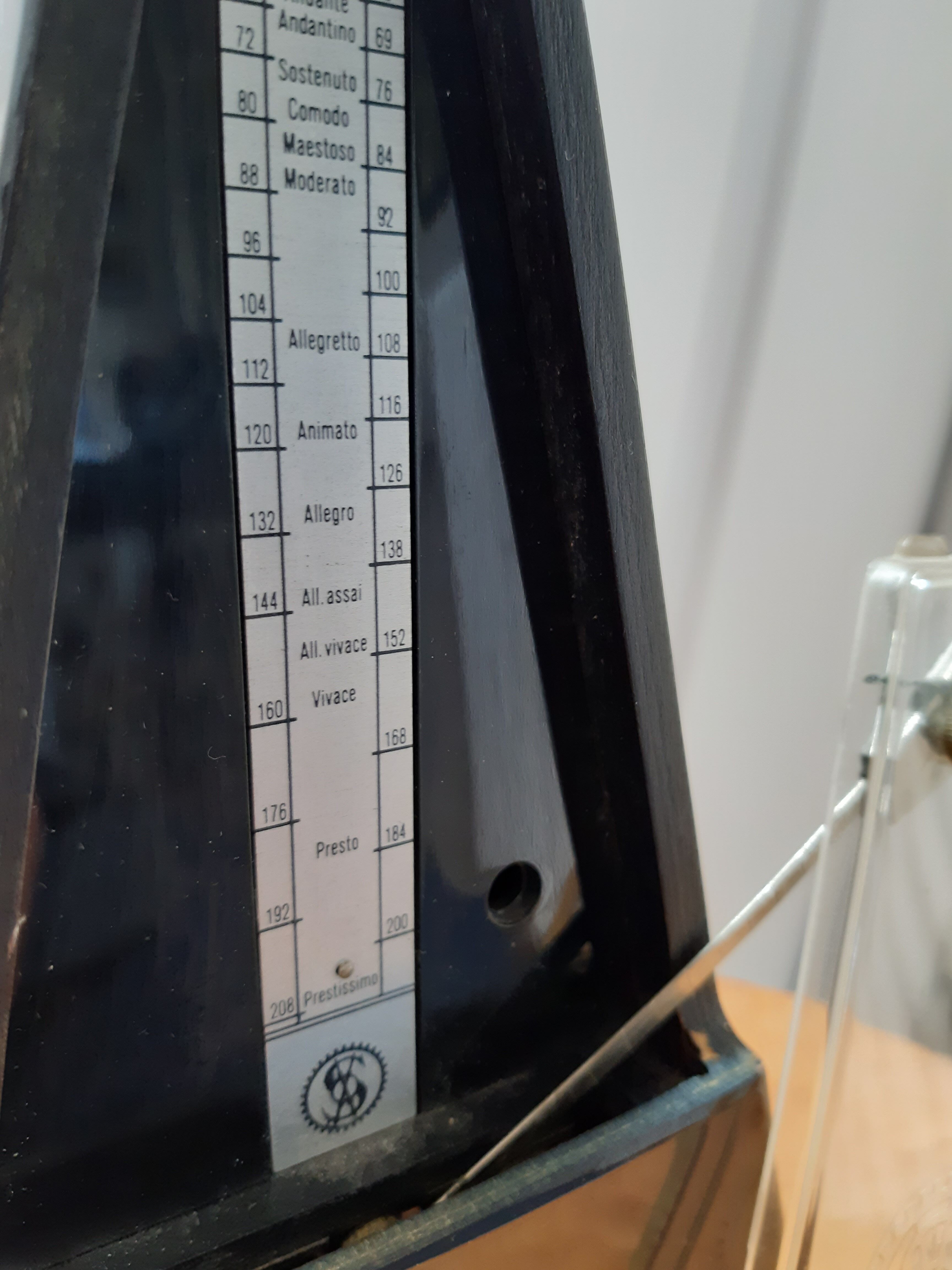 Former Bakelite metronome of the GDR