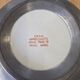 Vintage Plate Porcelain Hong Kong Metal / Tin Rim