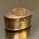 Oval silver box enhanced with coral Middle East India Asia