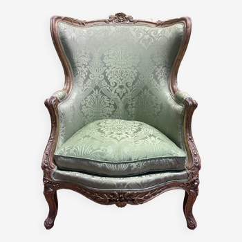Louis XV golden eared armchair