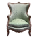 Louis XV golden eared armchair