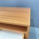Writing desk, vintage wooden desk, 1980s, Czechoslovakia