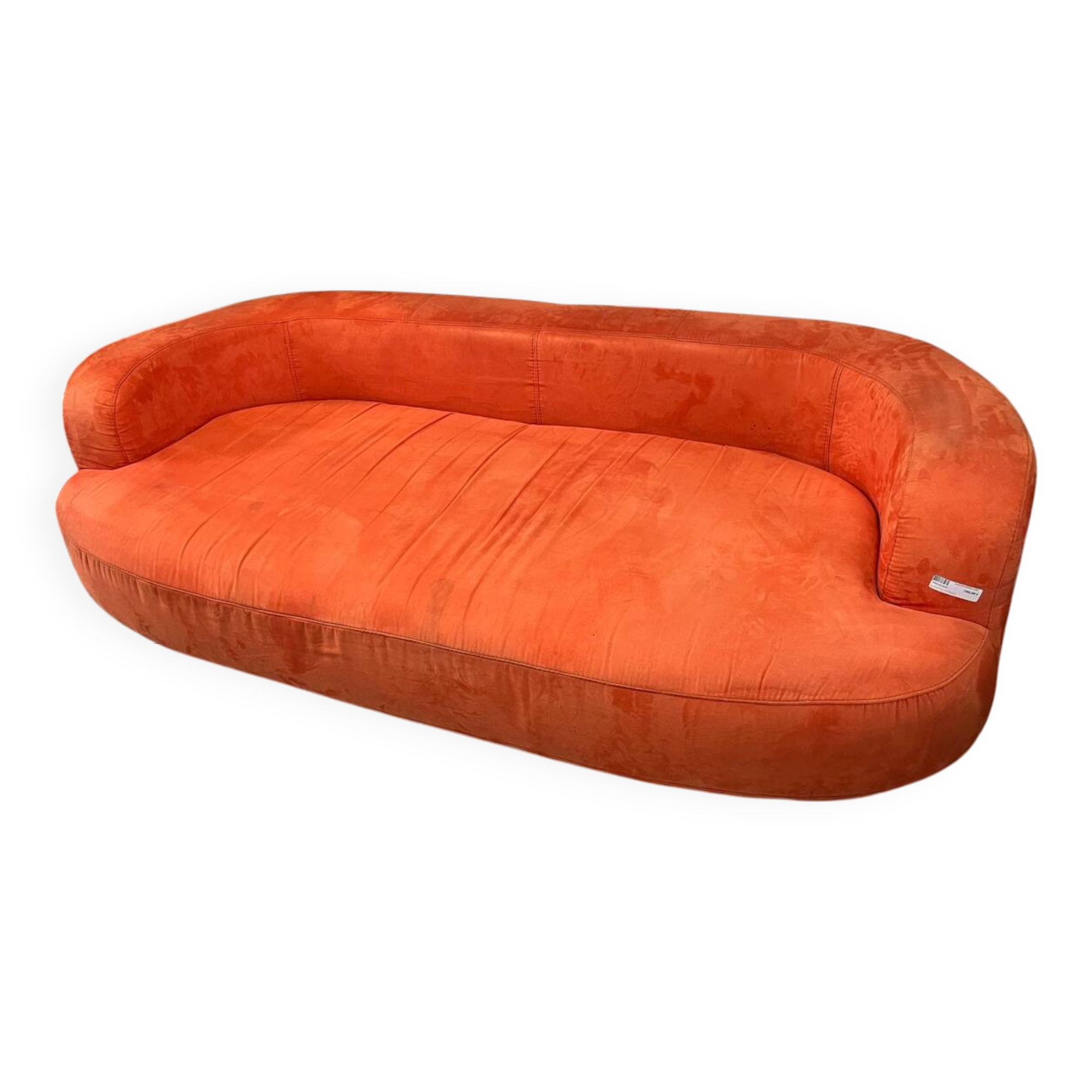 Canapé vintage orange