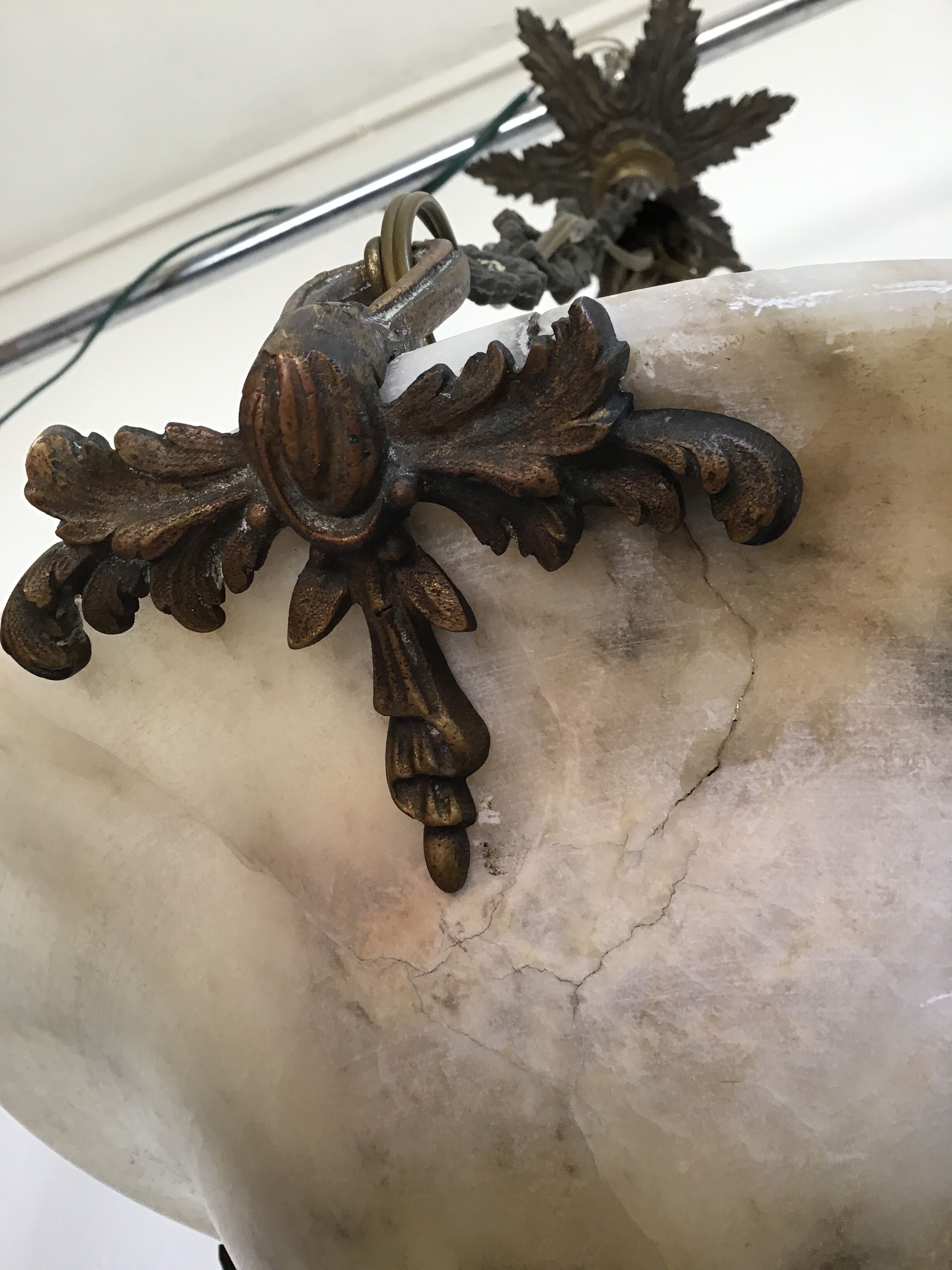 Alabaster style Louis XV Hanging