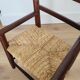 Chaise enfant bois et paille