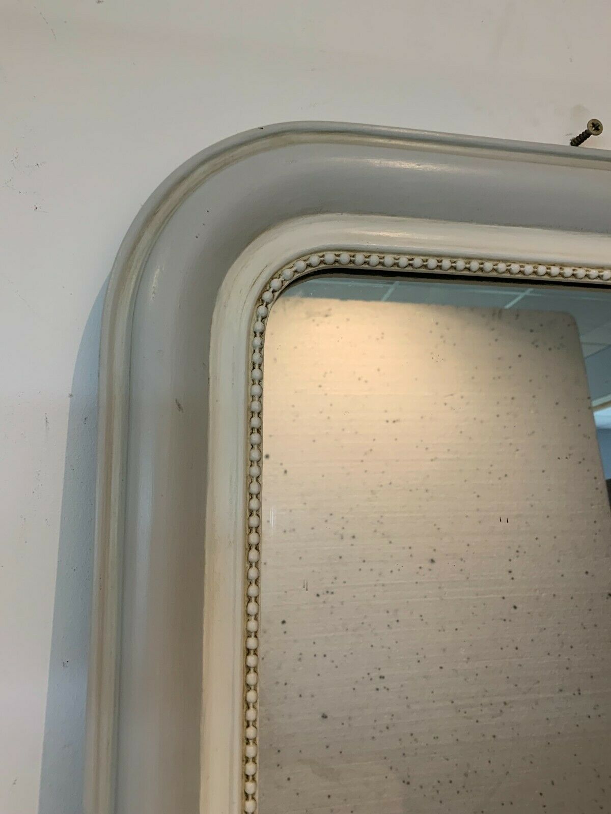 Mirror Louis Philippe patinated in gray XX century