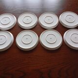 Service 8 cups "Rosette Taïga" Tapio Wirkkala & Ute Schröder for Rosenthal, ca 1970