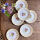 Set of 6 vintage dessert plates model Coopélia - L'Amandinoise