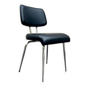 Chaise bureau skaï noir