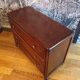 Vintage 3-drawer chest of drawers in dark wood