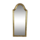 Antique gold mirror known as "gendarme's hat", patinated elegance 70 x 30 cm