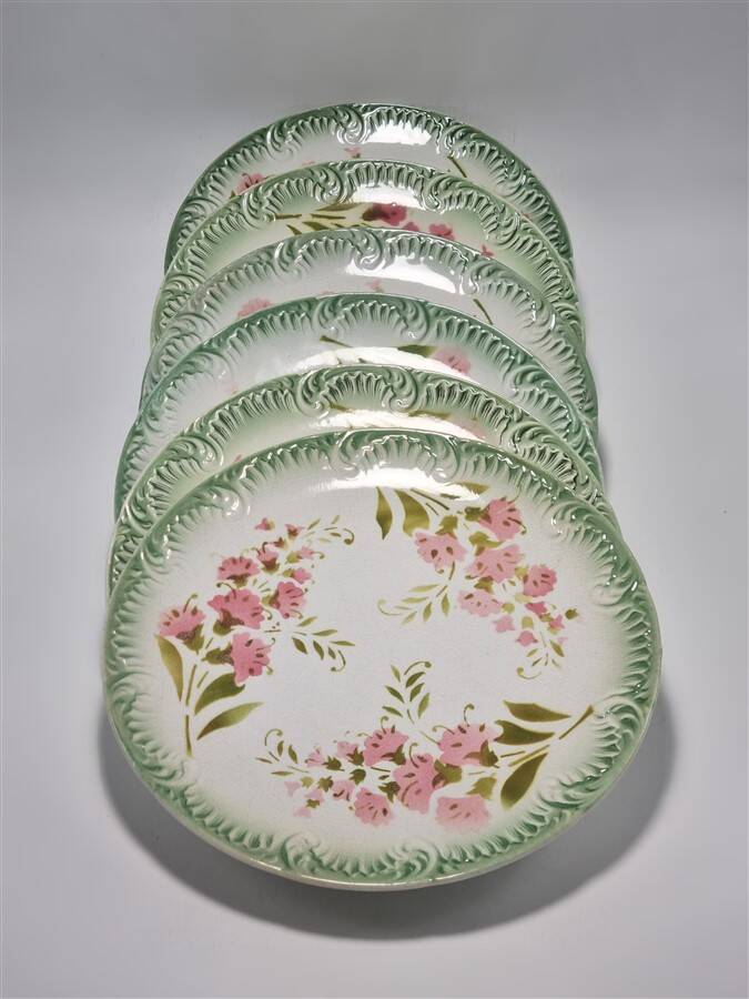 Digoin & Sarreguemines dessert plates