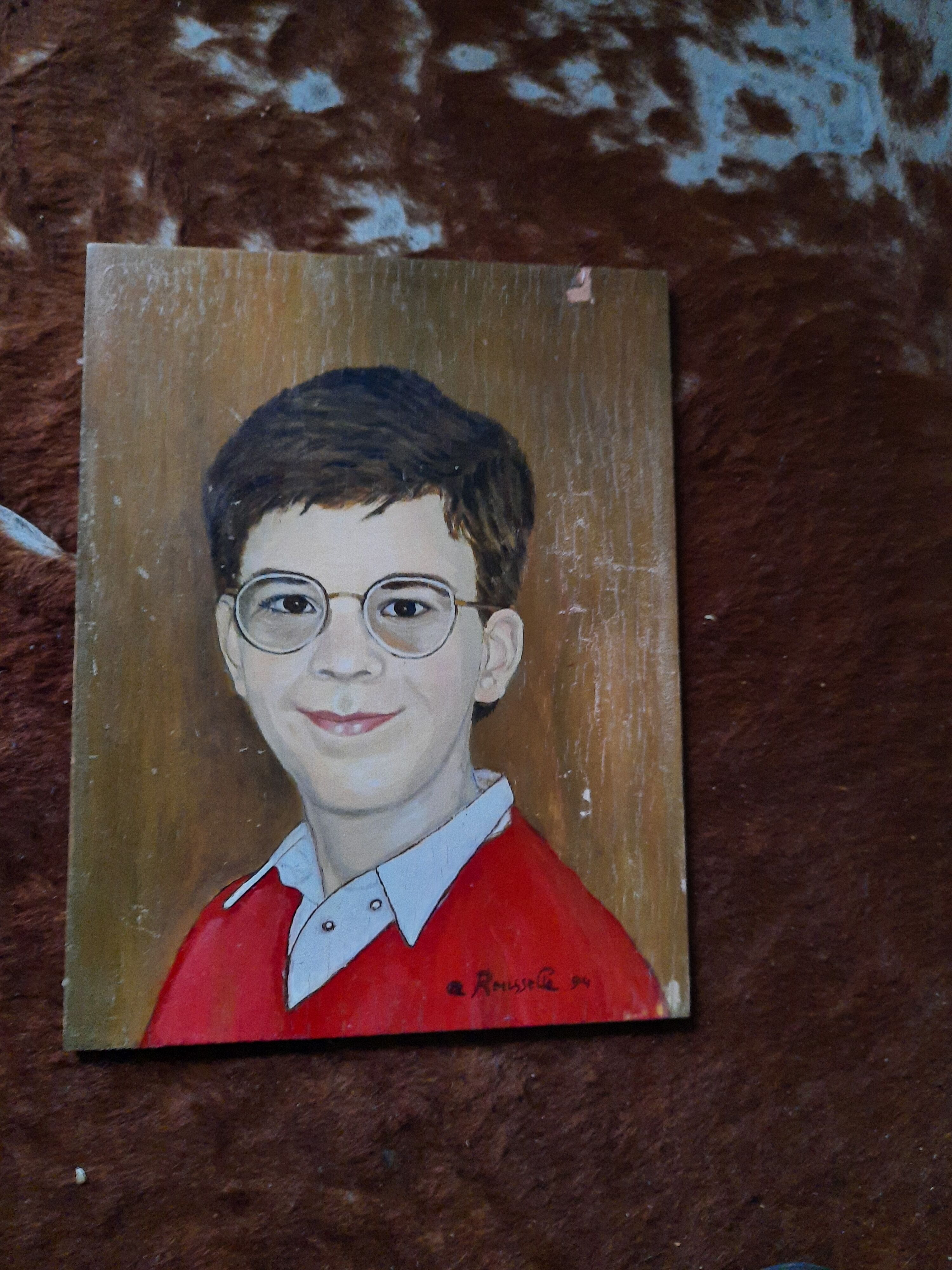 Portrait jeune homme vintage