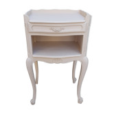 Bedside table in powder pink shabby style