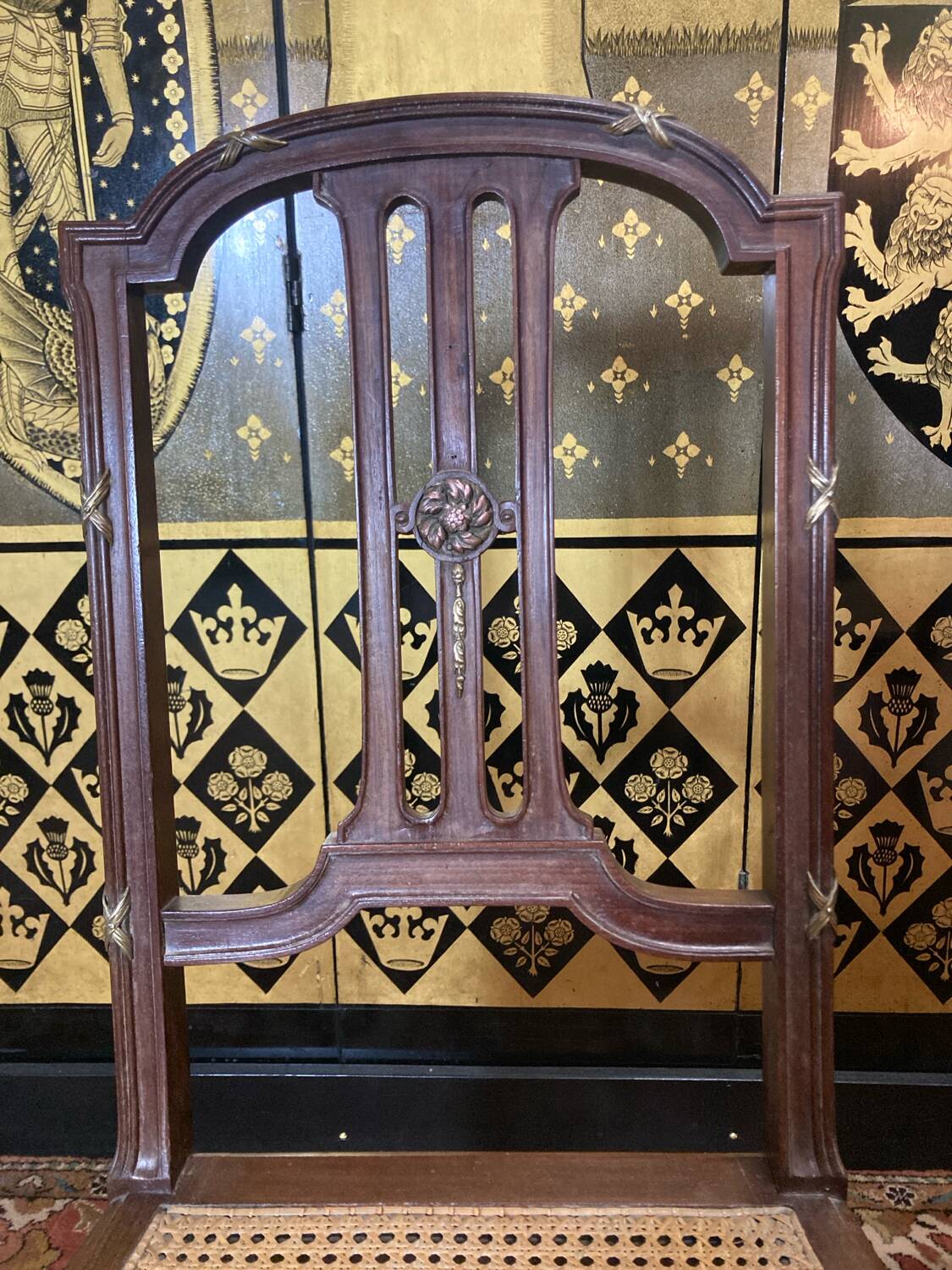 2 Louis XVI mahogany chairs