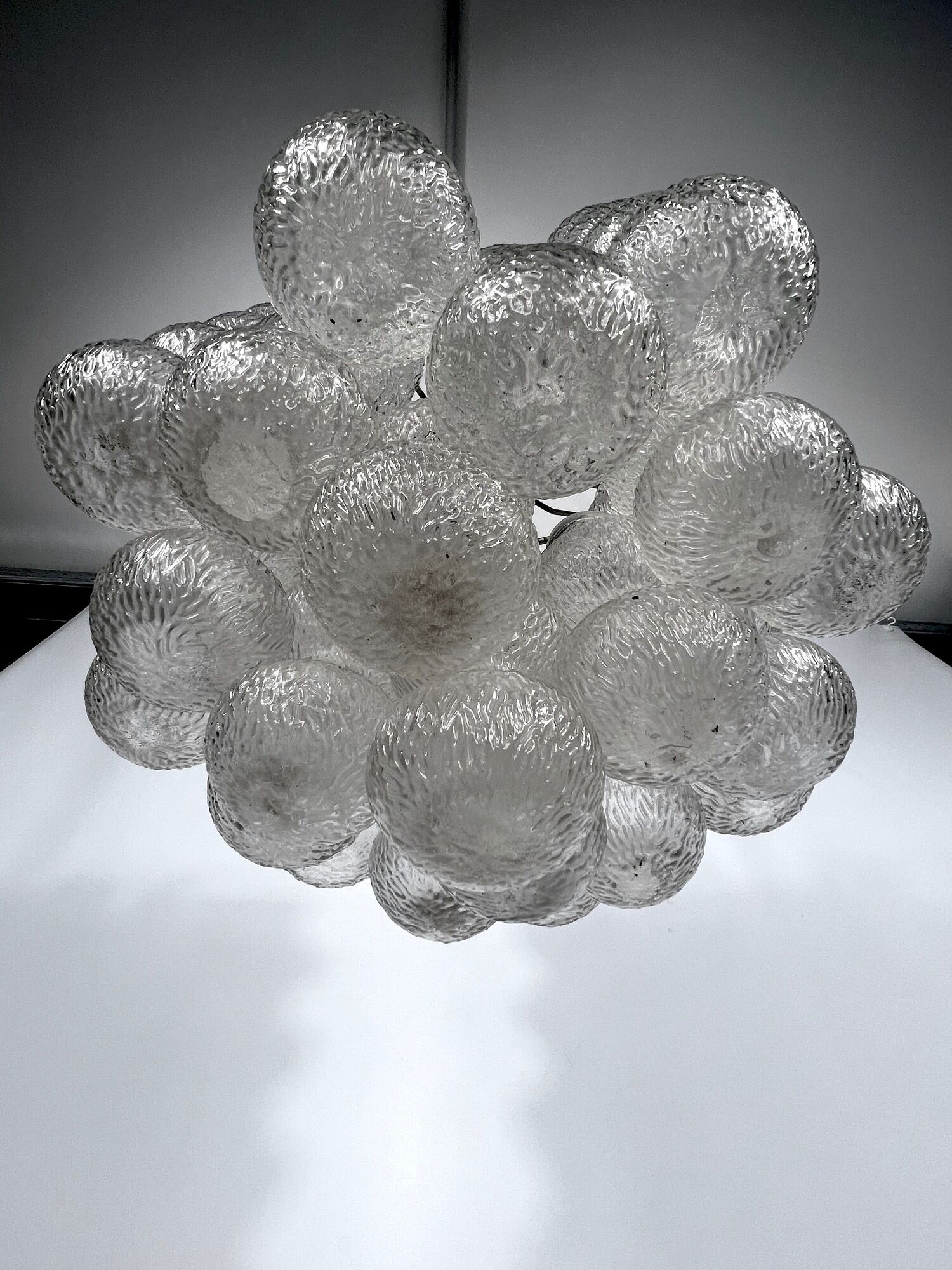 Mid-Century Murano Bubble Glass chandelier from 60s